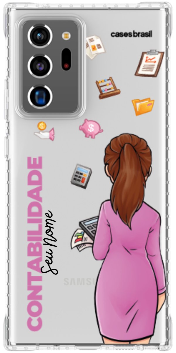 Capinha para Celular Contabilidade - Boneca Profissão