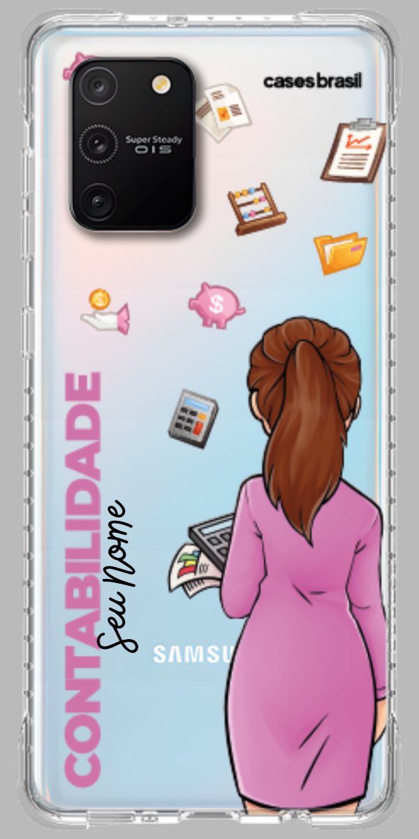 Capinha para Celular Contabilidade - Boneca Profissão