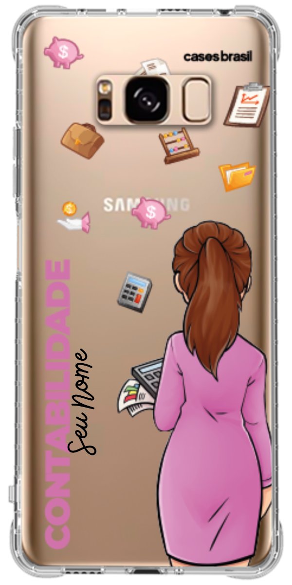 Capinha para Celular Contabilidade - Boneca Profissão