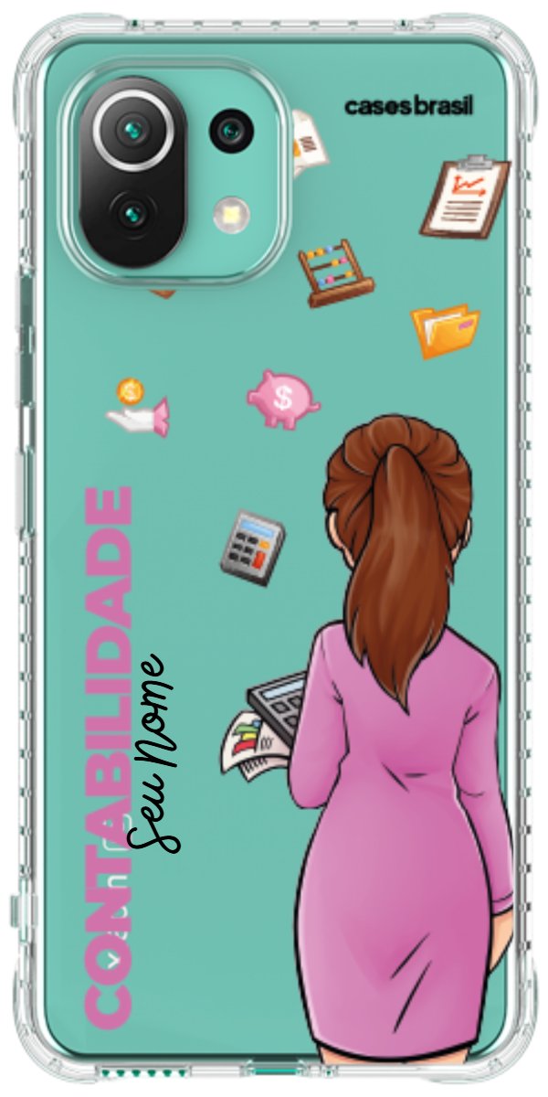 Capinha para Celular Contabilidade - Boneca Profissão