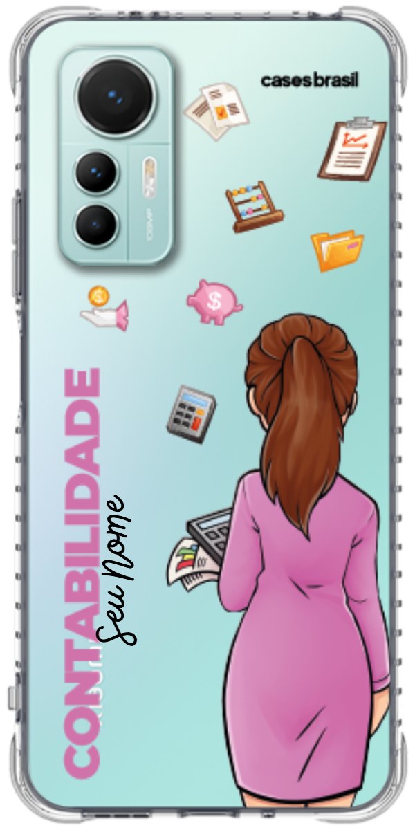 Capinha para Celular Contabilidade - Boneca Profissão