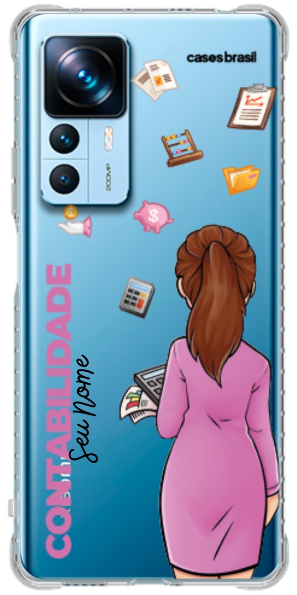 Capinha para Celular Contabilidade - Boneca Profissão