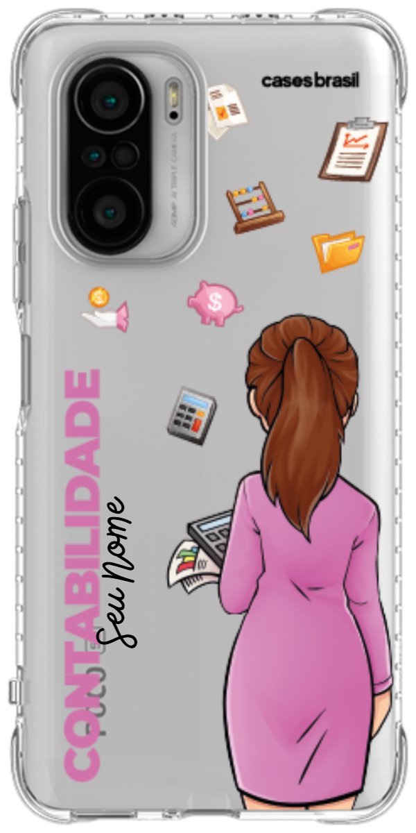 Capinha para Celular Contabilidade - Boneca Profissão