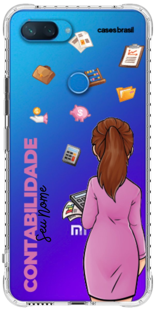 Capinha para Celular Contabilidade - Boneca Profissão