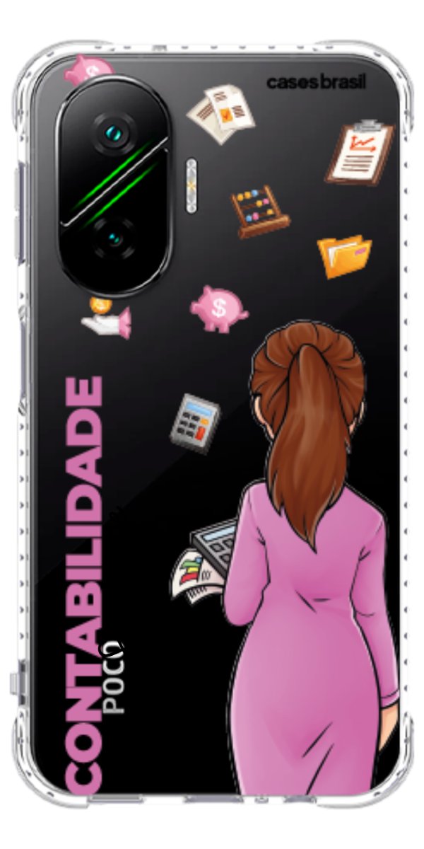 Capinha para Celular Contabilidade - Boneca Profissão