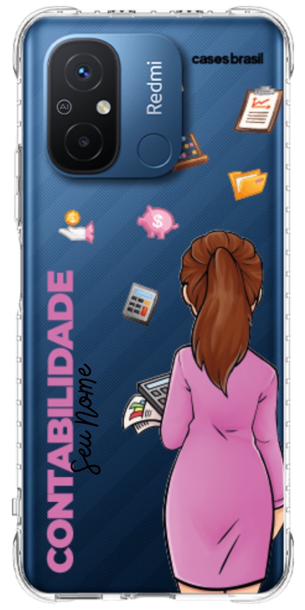 Capinha para Celular Contabilidade - Boneca Profissão