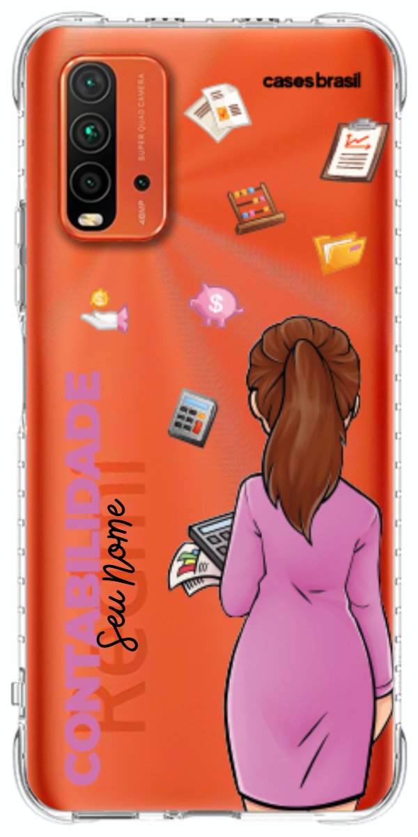 Capinha para Celular Contabilidade - Boneca Profissão