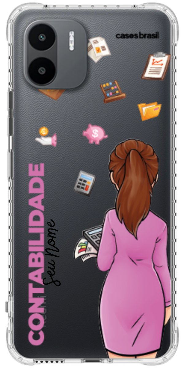 Capinha para Celular Contabilidade - Boneca Profissão