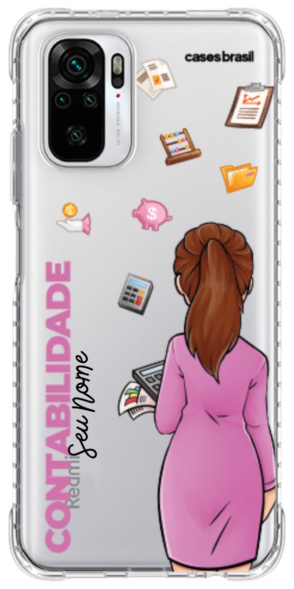 Capinha para Celular Contabilidade - Boneca Profissão