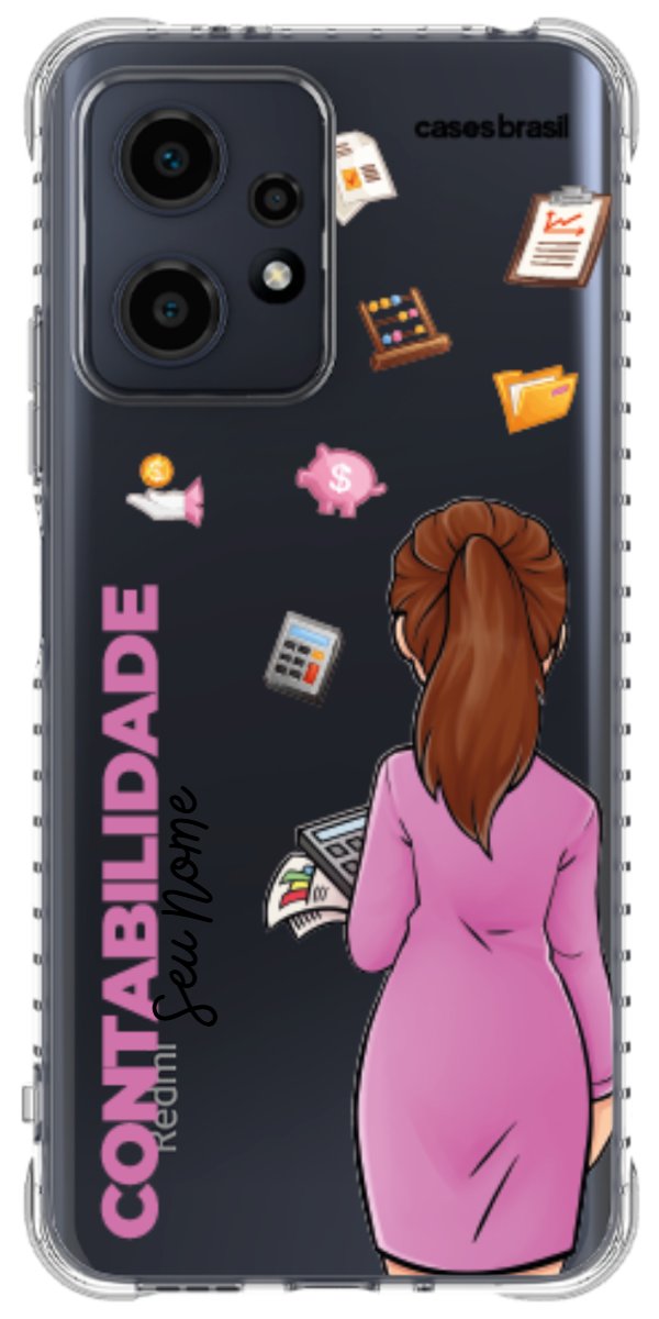 Capinha para Celular Contabilidade - Boneca Profissão