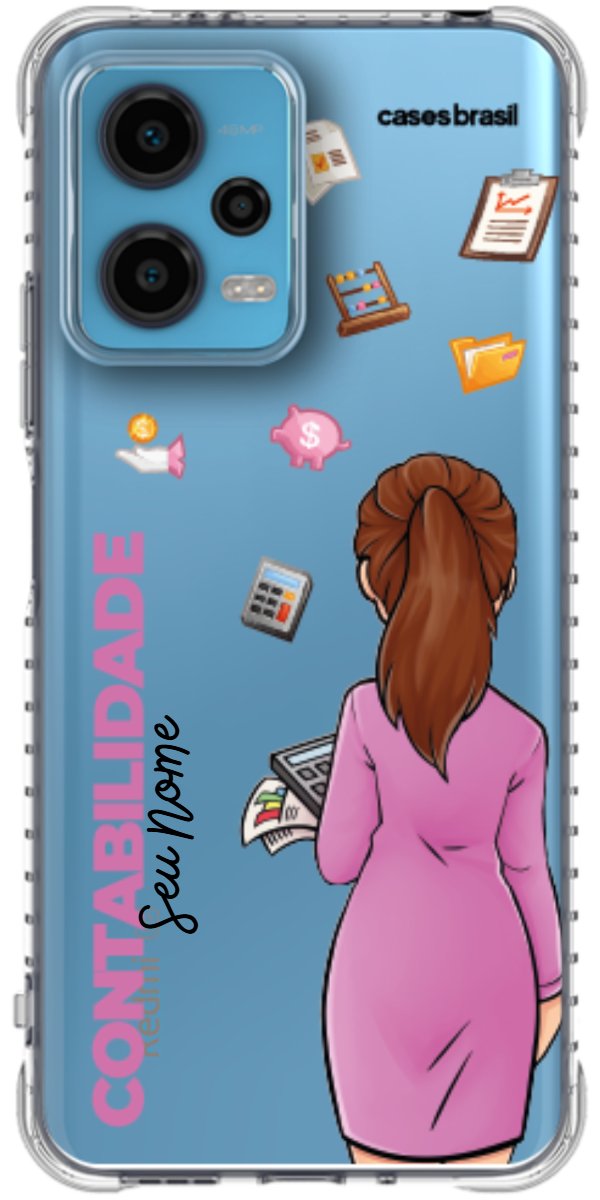 Capinha para Celular Contabilidade - Boneca Profissão