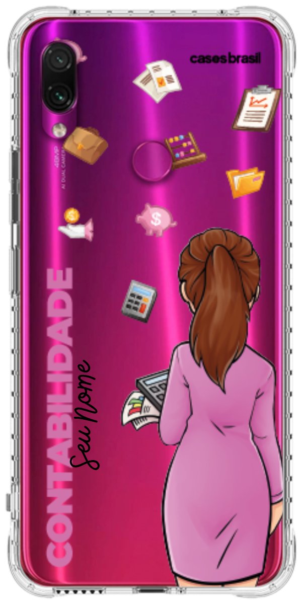 Capinha para Celular Contabilidade - Boneca Profissão