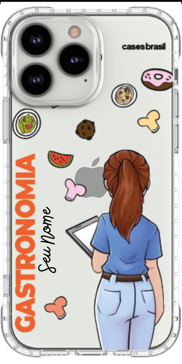 Capinha para celular Gastronomia - Profissão Com Nome