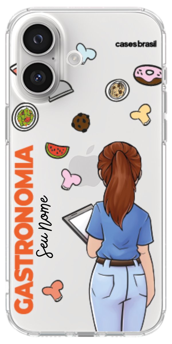 Capinha para celular Gastronomia - Profissão Com Nome