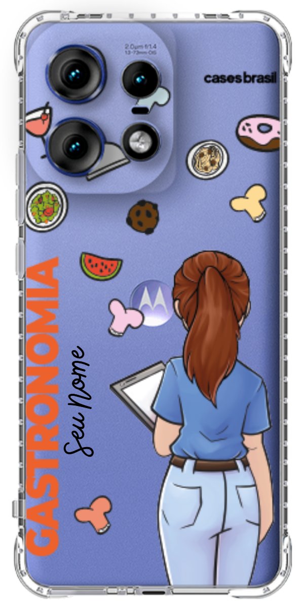 Capinha para celular Gastronomia - Profissão Com Nome