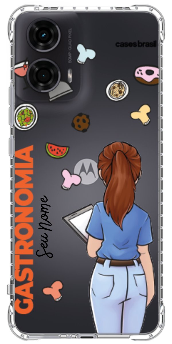Capinha para celular Gastronomia - Profissão Com Nome