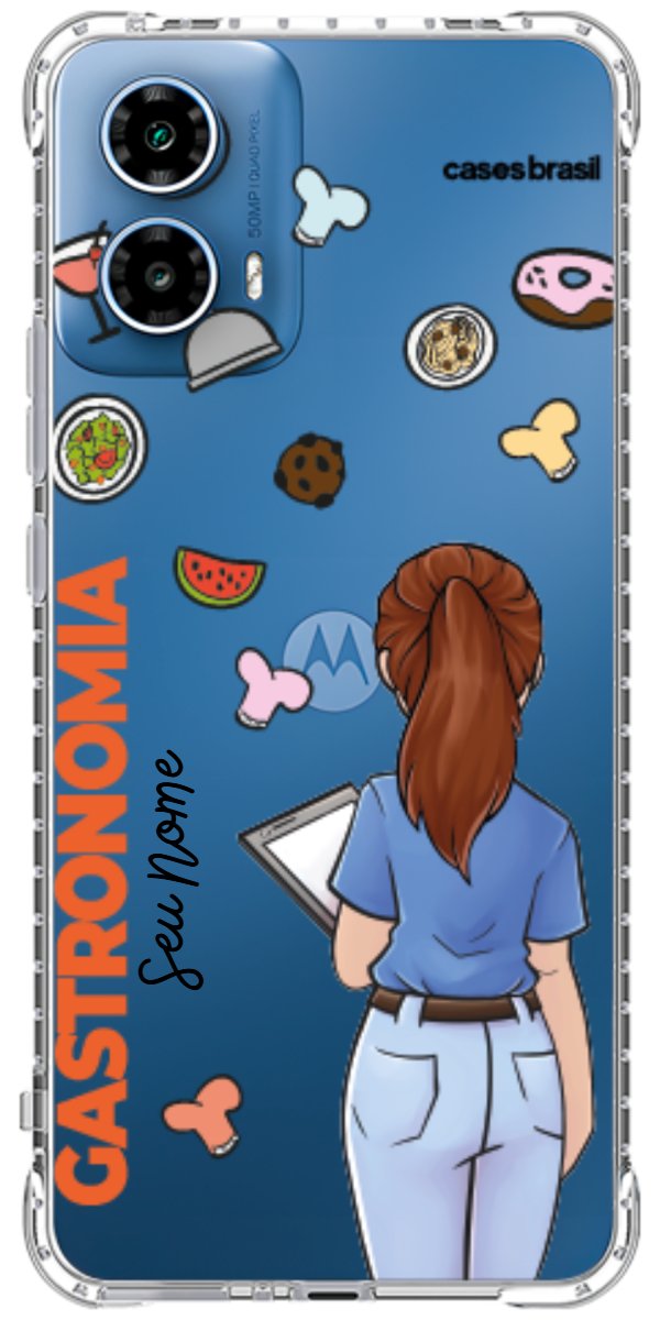 Capinha para celular Gastronomia - Profissão Com Nome