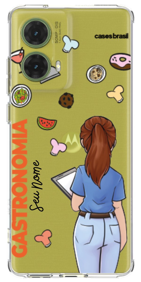 Capinha para celular Gastronomia - Profissão Com Nome