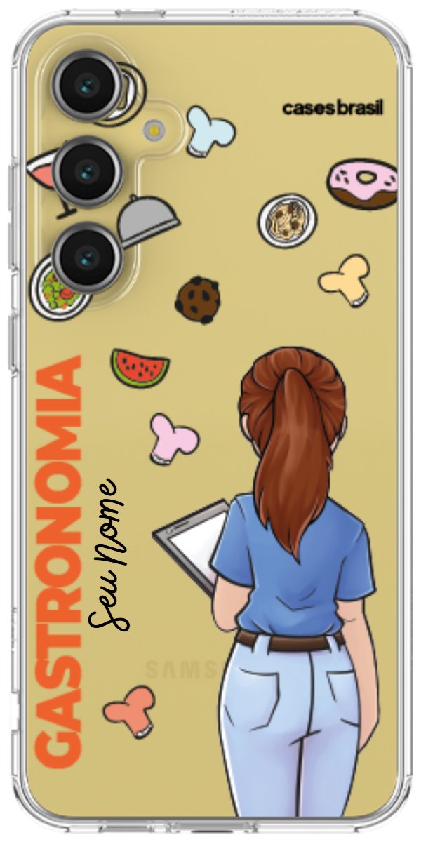 Capinha para celular Gastronomia - Profissão Com Nome