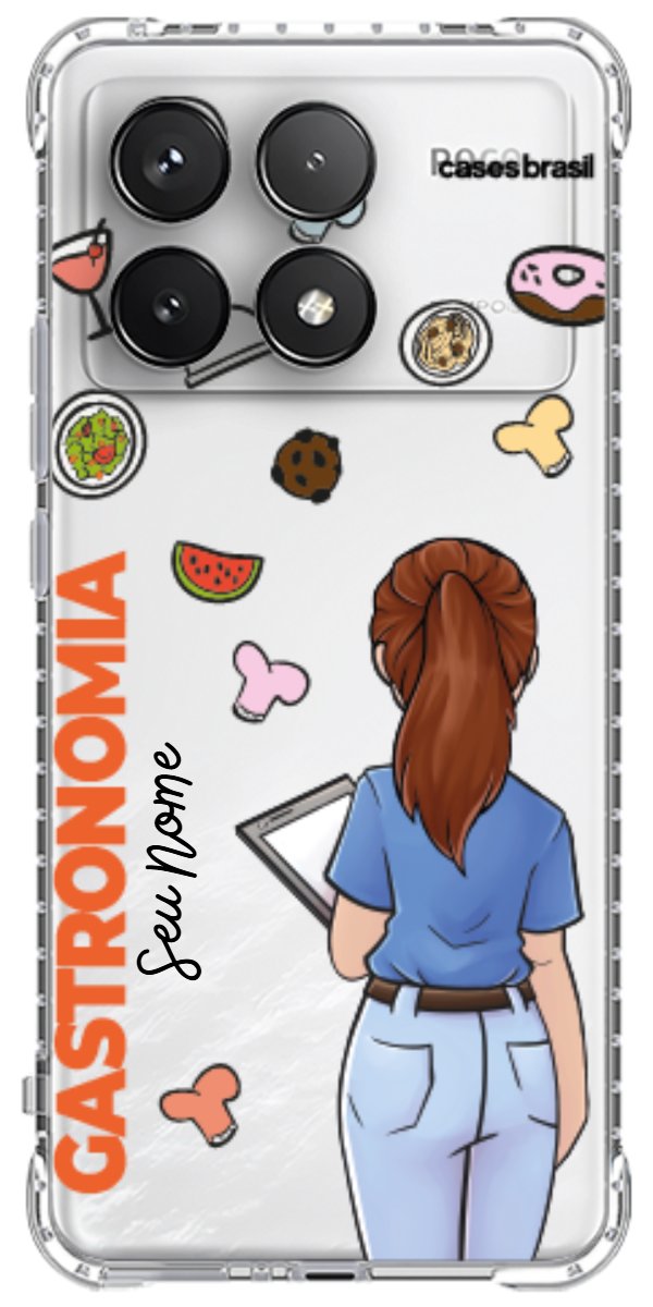 Capinha para celular Gastronomia - Profissão Com Nome