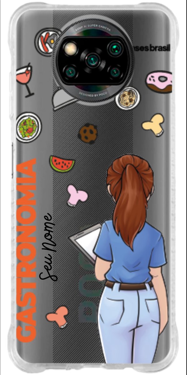 Capinha para celular Gastronomia - Profissão Com Nome