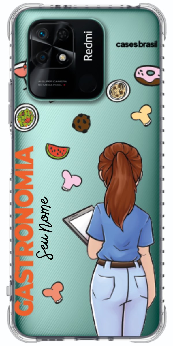 Capinha para celular Gastronomia - Profissão Com Nome