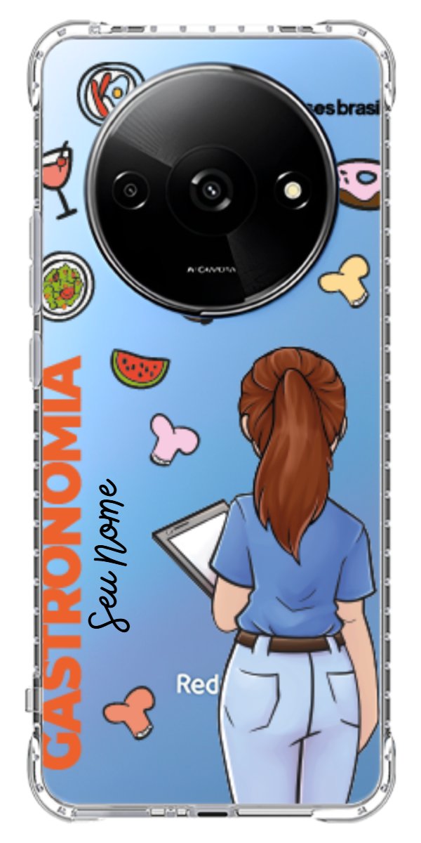Capinha para celular Gastronomia - Profissão Com Nome