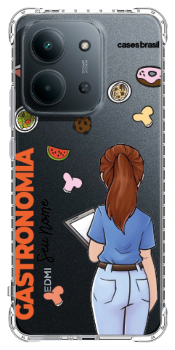 Capinha para celular Gastronomia - Profissão Com Nome