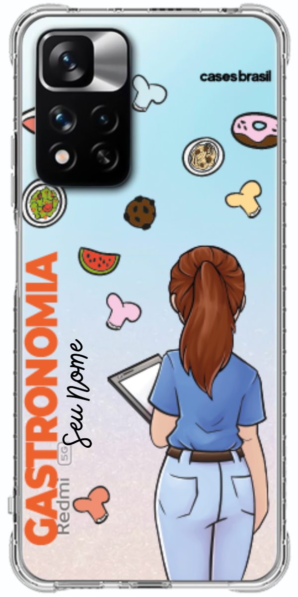 Capinha para celular Gastronomia - Profissão Com Nome