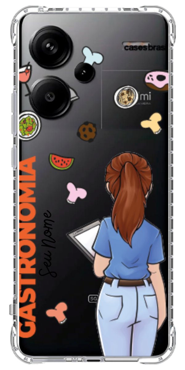 Capinha para celular Gastronomia - Profissão Com Nome