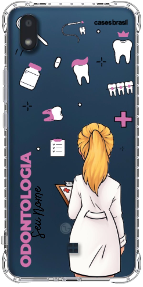 Capinha para Celular Odontologia - Profissão Com Nome