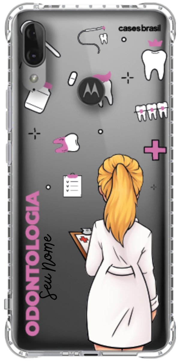 Capinha para Celular Odontologia - Profissão Com Nome
