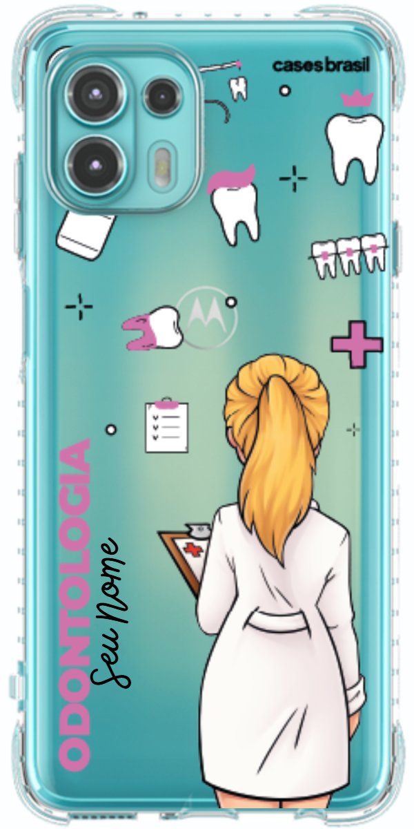 Capinha para Celular Odontologia - Profissão Com Nome