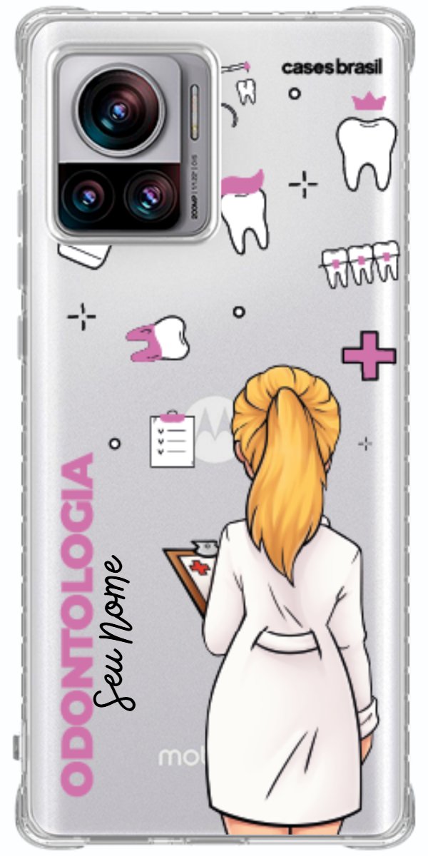 Capinha para Celular Odontologia - Profissão Com Nome