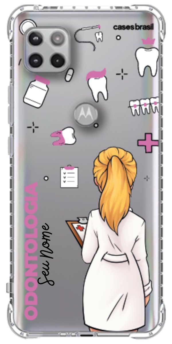Capinha para Celular Odontologia - Profissão Com Nome