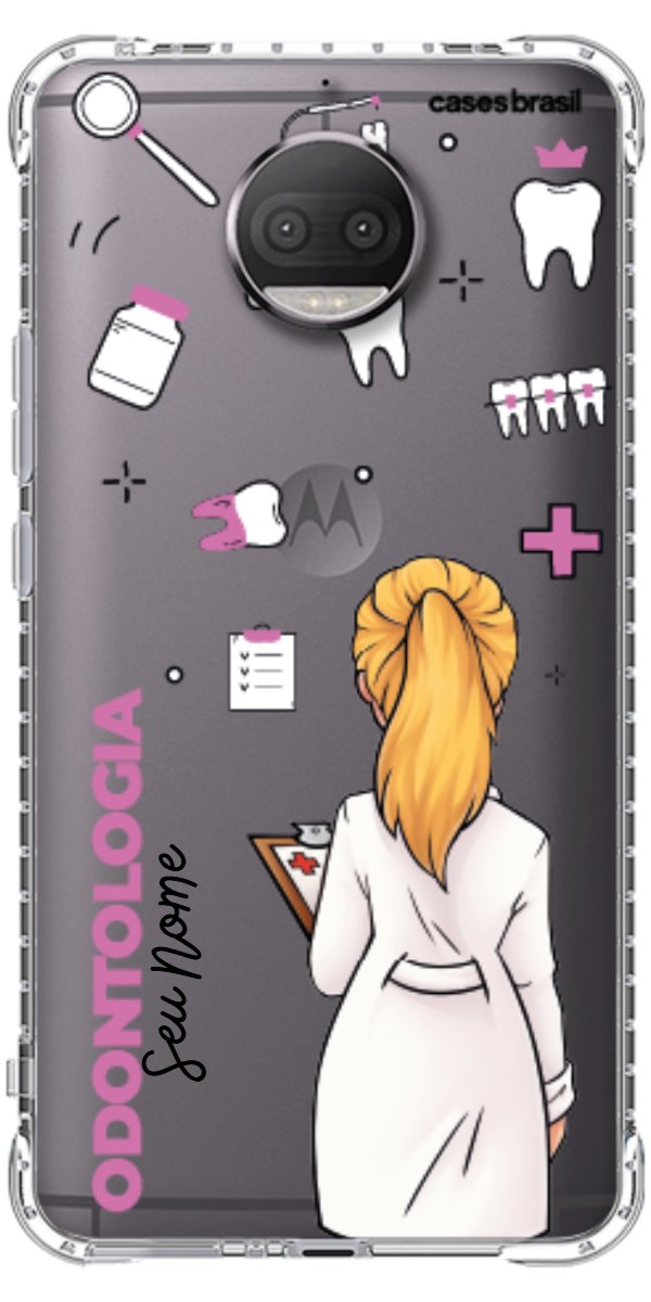 Capinha para Celular Odontologia - Profissão Com Nome