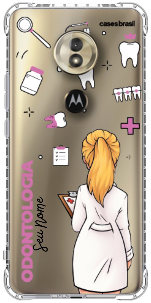 Capinha para Celular Odontologia - Profissão Com Nome