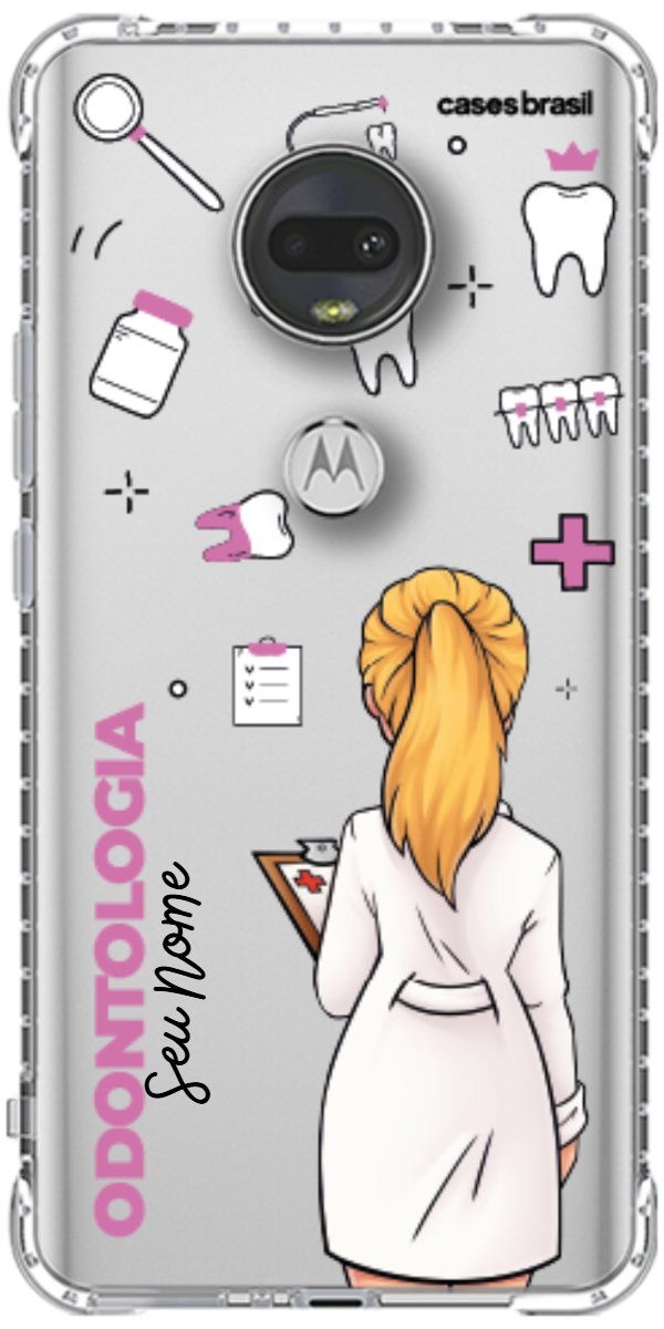 Capinha para Celular Odontologia - Profissão Com Nome