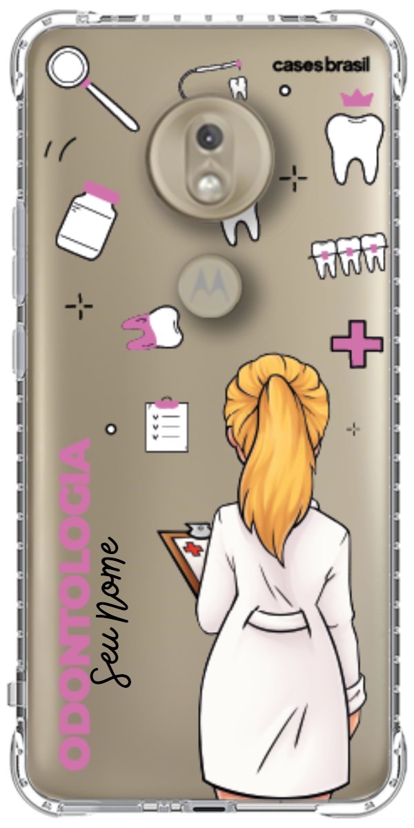 Capinha para Celular Odontologia - Profissão Com Nome