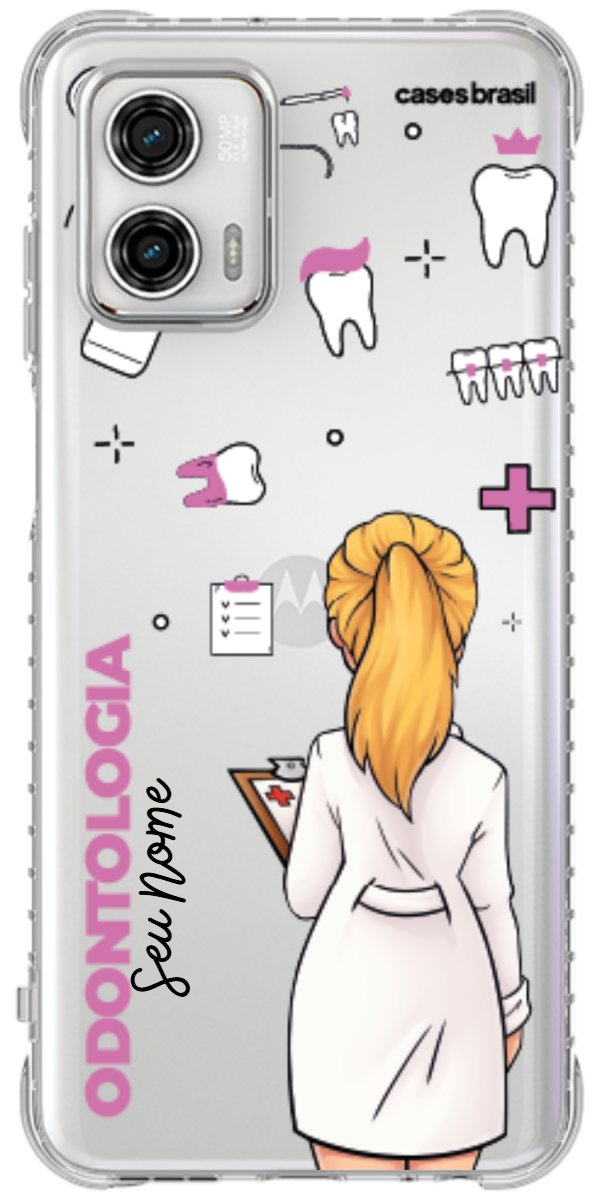Capinha para Celular Odontologia - Profissão Com Nome