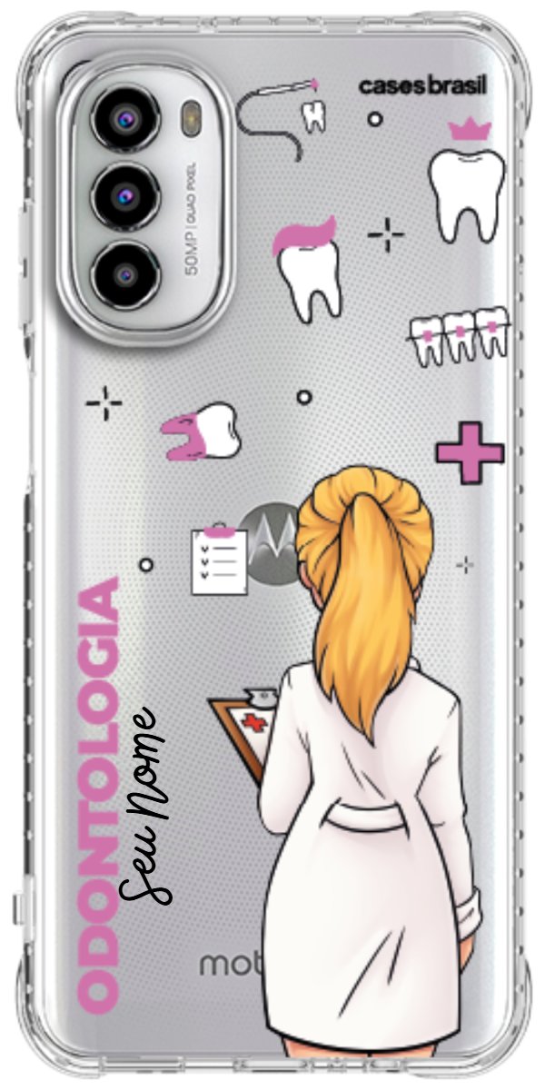 Capinha para Celular Odontologia - Profissão Com Nome