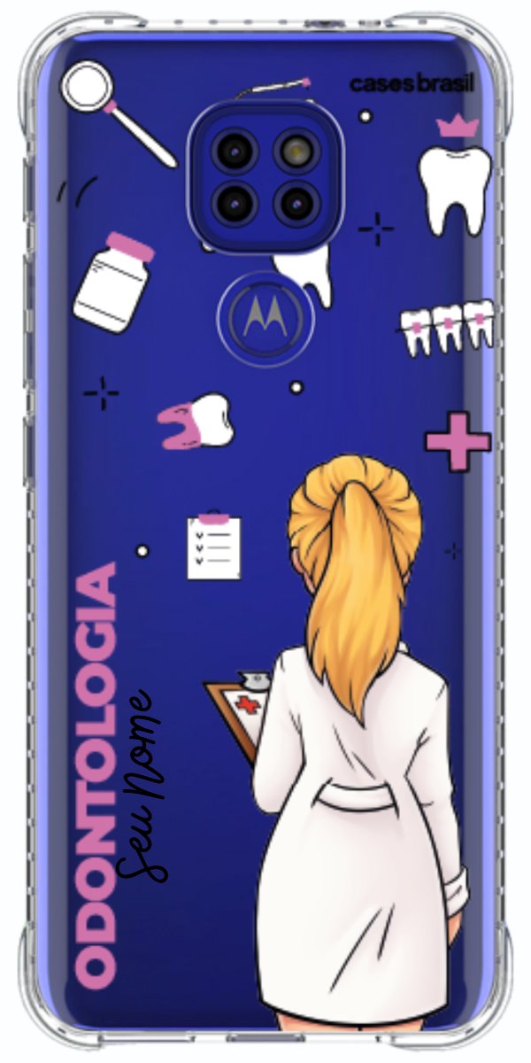 Capinha para Celular Odontologia - Profissão Com Nome