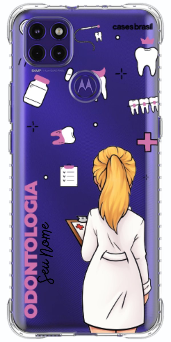 Capinha para Celular Odontologia - Profissão Com Nome
