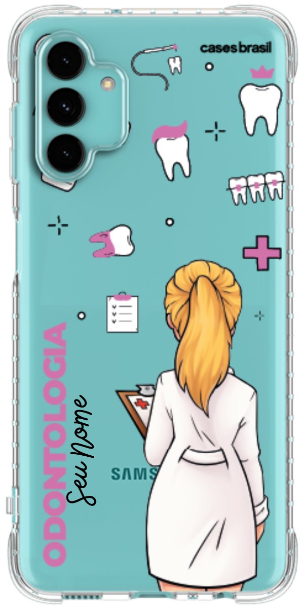 Capinha para Celular Odontologia - Profissão Com Nome
