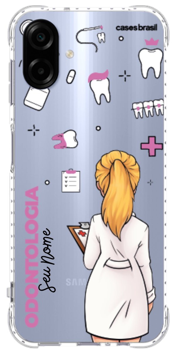 Capinha para Celular Odontologia - Profissão Com Nome