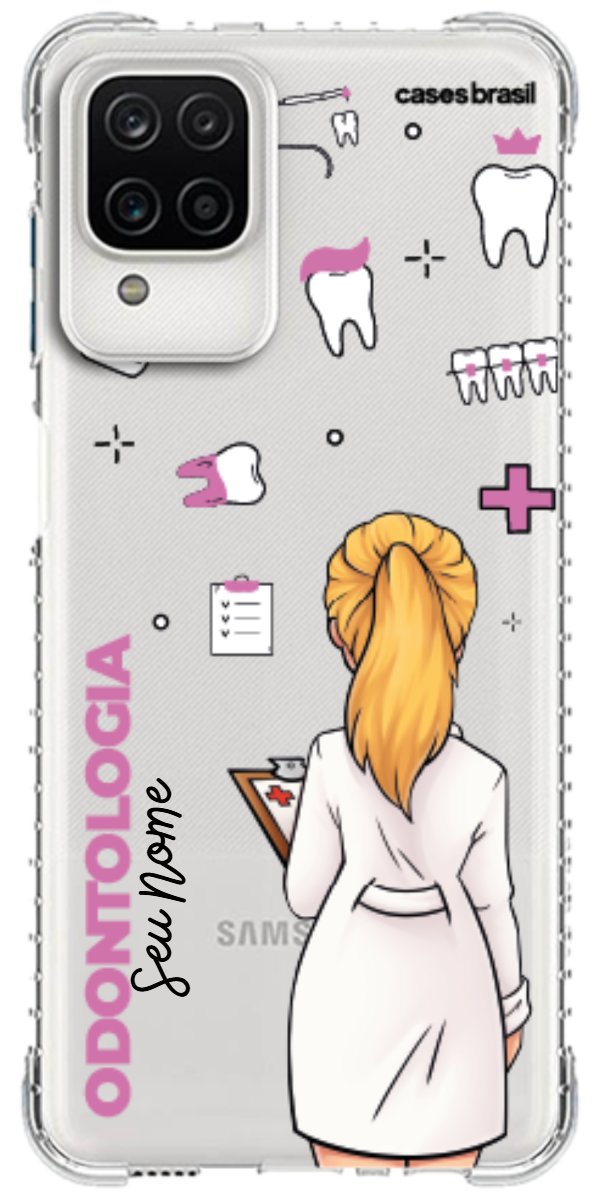 Capinha para Celular Odontologia - Profissão Com Nome