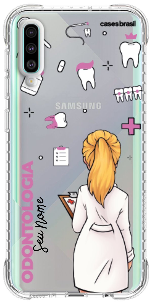 Capinha para Celular Odontologia - Profissão Com Nome