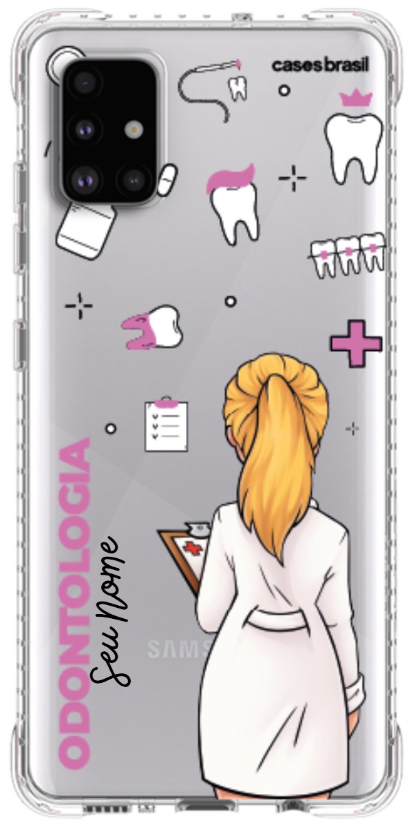 Capinha para Celular Odontologia - Profissão Com Nome