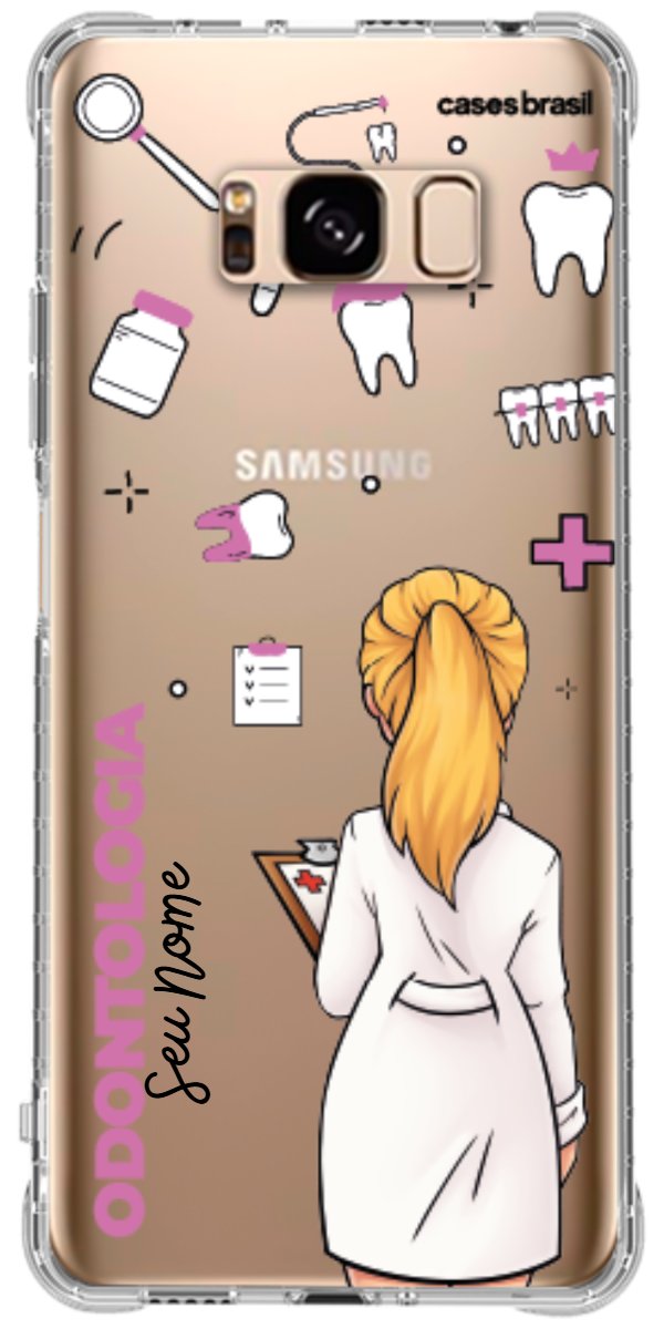 Capinha para Celular Odontologia - Profissão Com Nome