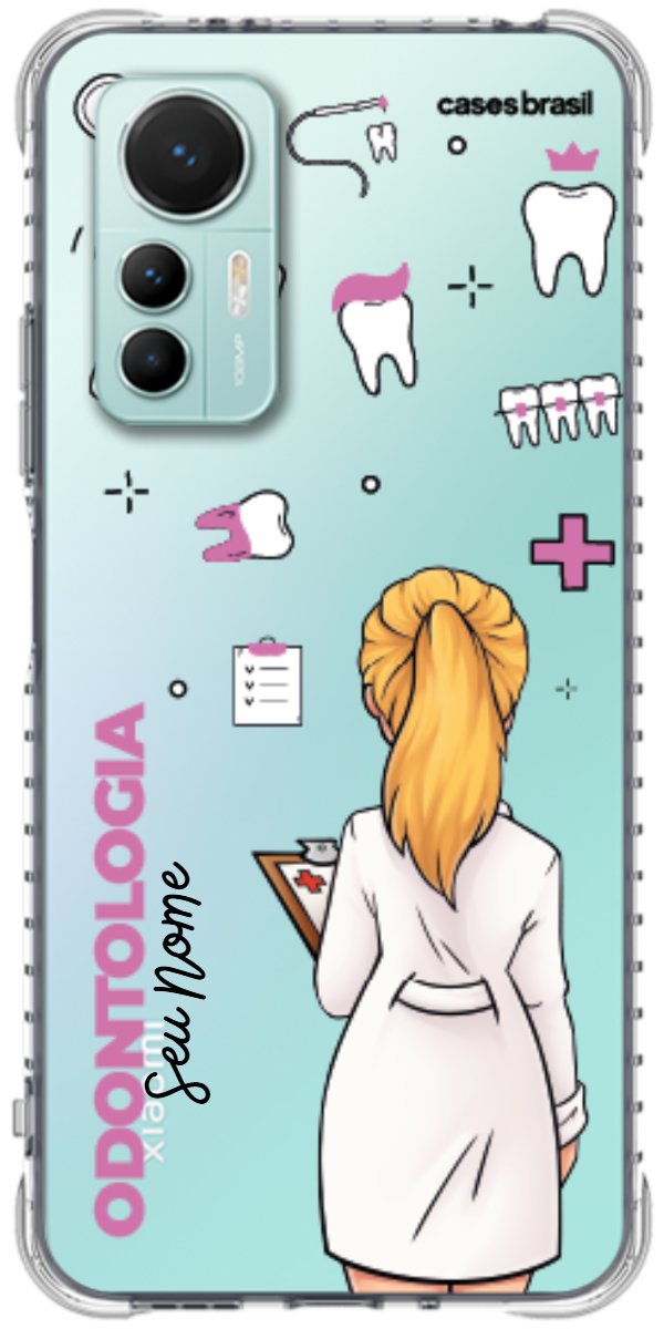 Capinha para Celular Odontologia - Profissão Com Nome